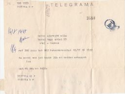 13732- TELEGRAMME SENT TO CLUJ NAPOCA, 1980, ROMANIA - Telegraphenmarken