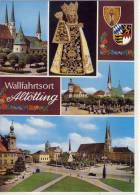 Wallfahrtsort ALTÖTTING,  Mehrbildkarte,  Gel. M. EUROPA CEPT Marke CHRISTIANITY - Altoetting