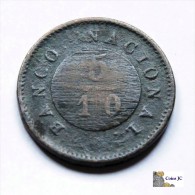 Argentina - Buenos Aires -  5/10 Real - 1827 - Argentine