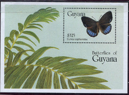 (cl 33 - P40) Guyane** Bloc N° 172 - Papillons - - Unused Stamps