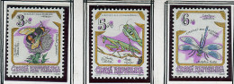 (cl 33 - P41) Rep. Tchèque ** N° 72 à 74  - Insectes - - Unused Stamps