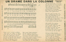 Spectacle - Musique - Partition - Un Drame Dans La Colonne - Paroles De Rimbault - Musique De Spencer - Répertoire Polin - Muziek En Musicus