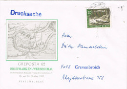 11867. Carta GREVENBROICH (Alemania Berlin) 1962. GREPOSTA 62. Drucksache, Impresos - Cartas & Documentos