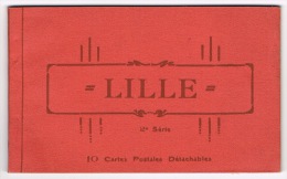 RB 1020 - Booklet Of 10 Early Views - Lille - French Flanders France - Nord-Pas-de-Calais