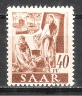 Sarre ( Saar ) Variété Du N° 208 Neuf ** Michel 218 III - Neufs