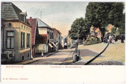 BENTHEIM Unterstrasse U Bismarck Denkmal Belebt Color Ungeteilte Rückseite 1905 Ungelaufen - Bentheim