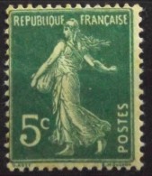 FRANCE 1907 - Type Semeuse Fond Plein - Le  N° 137  - 1 Timbre NEUF** - Unused Stamps