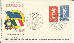 Italia 1958 - Europa FDC - First Day Cover - 1958