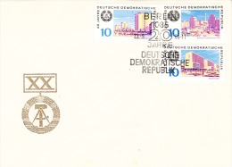 Premier Jour Des Timbres 1194-1201 Et 1202-Berlin-23/09/1969-20è Anniversaire De La DDR - Andere & Zonder Classificatie