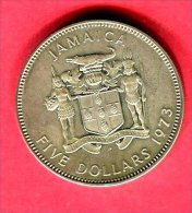 5 DOLLARS 1973 TTB/SUP 55 - Jamaica