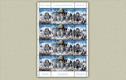 HUNGARY 1995 HISTORY Paintings Warriors BATTLES - Fine Sheet MNH - Unused Stamps