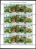 HUNGARY 1995 FAUNA Protected ANIMALS - Fine Sheet MNH - Nuevos