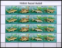 HUNGARY 1997 FAUNA Animals FISHES - Fine Sheet MNH - Nuevos