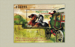 HUNGARY 1998 EVENTS History Horseman STAMPDAY -  Fine S/S MNH - Unused Stamps