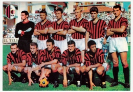 SQUADRA A.C. MILAN - CAMPIONATO CALCIO 1966 - 1967 - Vedi Retro - Soccer