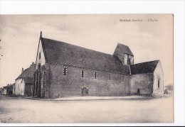 Carte 1915 BRULON / L'église - Brulon