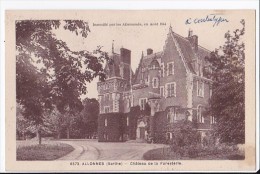 Carte 1930 ALLONNES / CHATEAU DE LA FORESTERIE - Allonnes