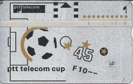 Telefoonkaart.- Nederland. PTT Telecom Cup. 45 Eenheden. Voetbal. PTT Telecom Sponsor Van De KNVB. 009C71457 - Pubbliche