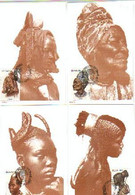 SWA 1982 4 Unofficial Maxicards Hair Dresses # 517 - Storia Postale