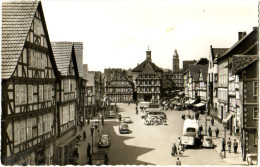 Eschwege Im Werraland - Marktplatz Mit Altem Rathaus - & Old Cars, Bus - Eschwege