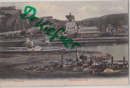 Schlepper "Neuwied" In Koblenz Vor Deutschem Eck, Um 1905 - Tugboats