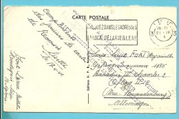 Kaart "Kriegsgefangenenpost Met Stempel LIEGE 21/04/1941 Met Stempel NON ADMIS AU TRANSPORT RETOUR A L'ENVOYEUR - Guerra '40-'45 (Storia Postale)