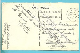 Kaart "Kriegsgefangenenpost Met Stempel LIEGE 21/04/1941 Met Stempel NON ADMIS AU TRANSPORT RETOUR A L'ENVOYEUR - Weltkrieg 1939-45 (Briefe U. Dokumente)