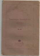 Exercices Journaliers Pour Le Chant , Gabriel PAULET , 8 Pages , Imp : Mounot, 1926 , Ed : J. JOBERT, Frais Fr : 1.50€ - Música