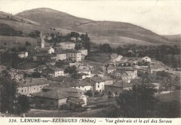 RHONE ALPES - 69 - RHONE - LAMURES SUR AZERGUES - Vue Générale Et Le Col Des Serves - Lamure Sur Azergues