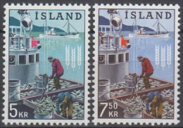 Iceland Sc354-5 FAO, Freedom From Hunger, Fish, Poisson - Contra El Hambre