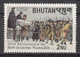 BHUTAN, 1982, George Washington,, Ex-President, !v, Scott 353, MNH(**) - George Washington