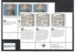 BOX378  VEREINTE NATIONEN UNO GENF 1990  Michl 192/93  2 SECHSERBLÖCKE ** - Unused Stamps