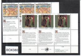 BOX380  VEREINTE NATIONEN UNO GENF 1991  Michl 208/09  2 SECHSERBLÖCKE ** - Unused Stamps