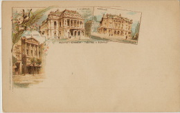Theatres A Budapest Pionneer Entier Postal  Litho - Ungheria