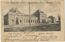 Gomori Palyaudvar Udvozlet Miskolezrol  P. Used 1912  Station - Ungheria