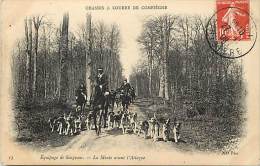 Oise - Ref U 447 - Chasse A Courre De Compiegne - Equipage De Songeons - La Meute Avant L Attaque - Carte Bon Etat - - Songeons