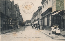 ( CPA 28 )  CLOYES  /  La Rue Nationale  - - Cloyes-sur-le-Loir
