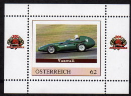 ÖSTERREICH 2011 ** Vanwall Formel 1 - PM Personalized Block MNH - Timbres Personnalisés
