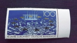 Deutschland BRD 1422 **/mnh, 40 Jahre Europarat. - Autres & Non Classés