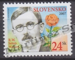 Slovakia - Slovaquie 2007 Yvert 492 Robert William Seton Watson, Politician - MNH - Unused Stamps