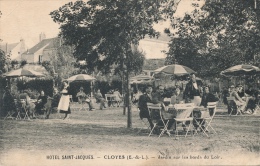 ( CPA 28 )  CLOYES  /   Hôtel Saint-Jacques - Jardin Sur Les Bords Du Loir - - Cloyes-sur-le-Loir