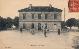 ( CPA 28 )  CLOYES  /   La Gare  - - Cloyes-sur-le-Loir