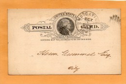 United States 1894 Card Mailed - ...-1900