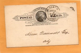 United States 1895 Card Mailed - ...-1900