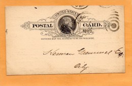 United States 1893 Card Mailed - ...-1900