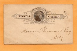 United States 1888 Card Mailed - ...-1900