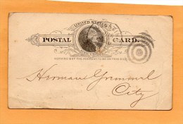 United States 1892 Card Mailed - ...-1900