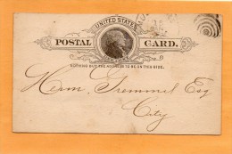 United States 1891 Card Mailed - ...-1900