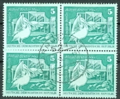 DDR Mi. 1842 Typ I Gest. VB Berlin Tierpark Pelikan TGST Arnstadt - Pelicans