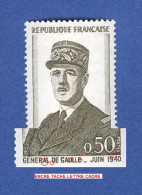 * 1971  N°  1695  LE GENERAL DE GAULLE 1940 OBLITÉRÉ - Oblitérés